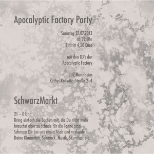APOCALYPTIC FACTORY PARTY