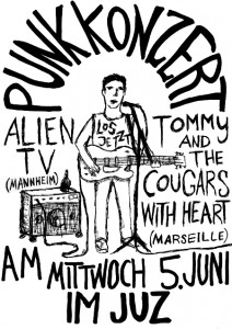 KONZERT mit: TOMMY AND THE COUGARS WITH HEART + ALIEN TV