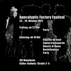 APOCALYPTIC FACTORY FESTIVAL: PARTY