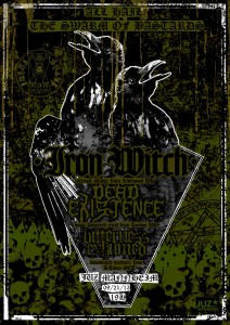 KONZERT: Iron Witch (uk) + Dead Existence (uk) + Bitterness Exhumed (ger)