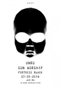 Konzert mit Sun Worship, Unru und Fortress Black
