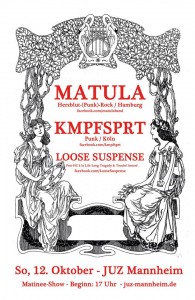 KONZERT: MATULA + Kmpfsprt + Loose Suspense