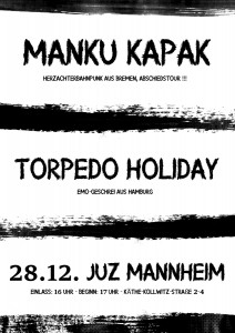 Konzert: MANKU KAPAK + TORPEDO HOLIDAY