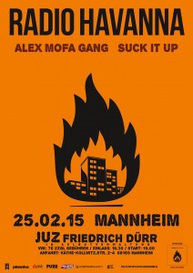 Konzert mit: RADIO HAVANNA + ALEX MOFA GANG + SUCK IT UP