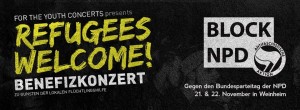 Refugees Welcome! Benefizkonzert mit: Sharptongue, In Friends We Trust, Hyenas, Grizzly, Hereafter Infinity