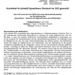 Ausschreibung Sprachkurs